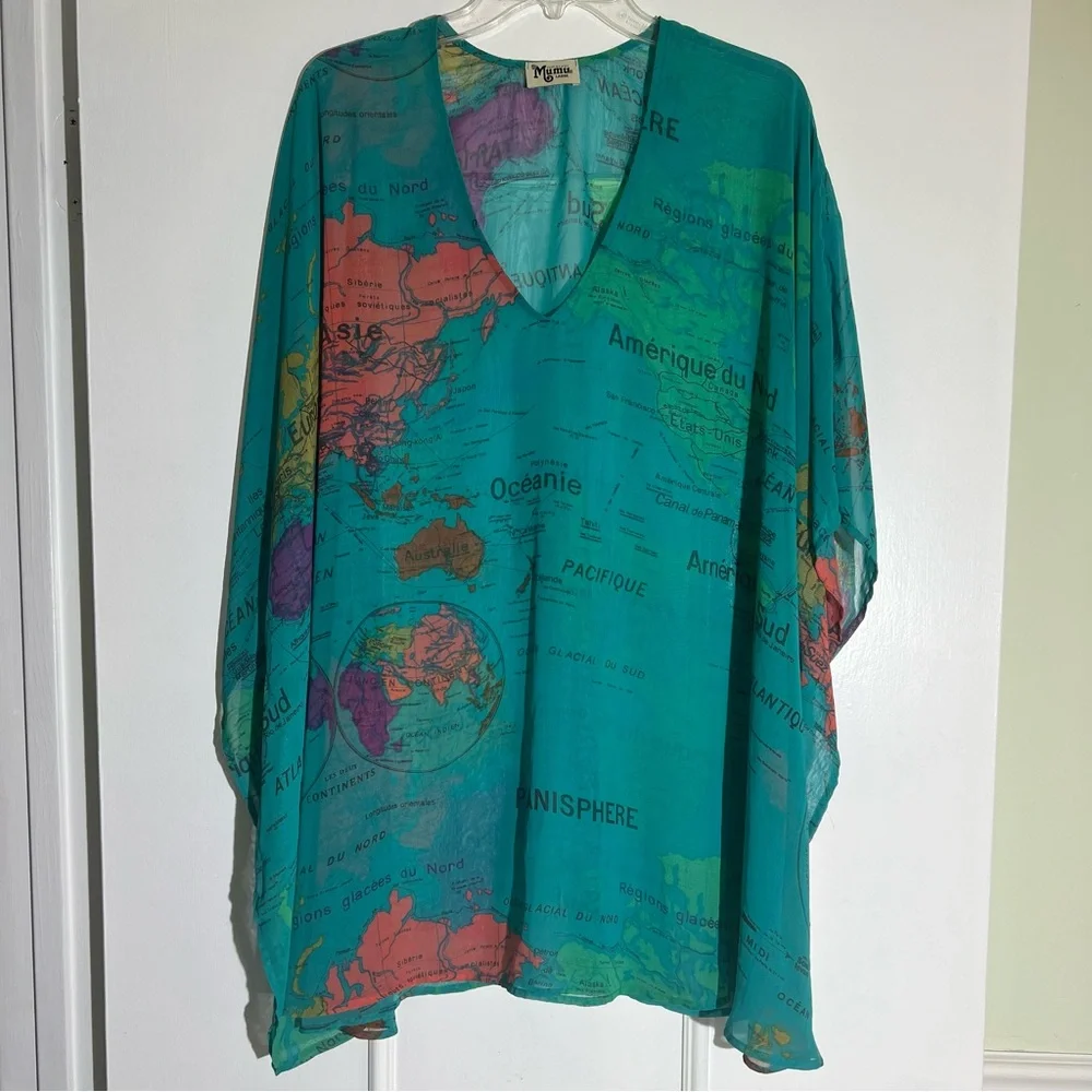 Show Me Your MuMu Turquoise Cover Up Kaftan - Picture 6 of 9